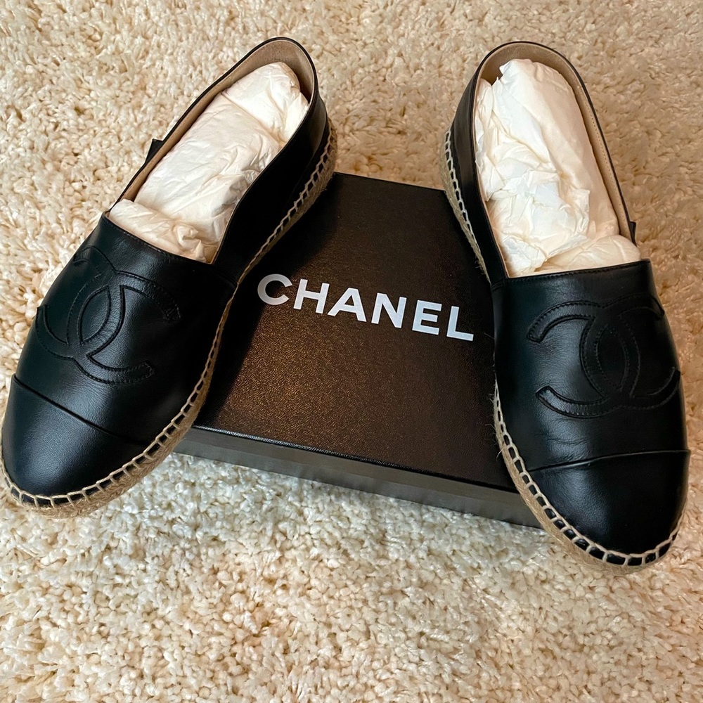 Black Chanel Espadrilles